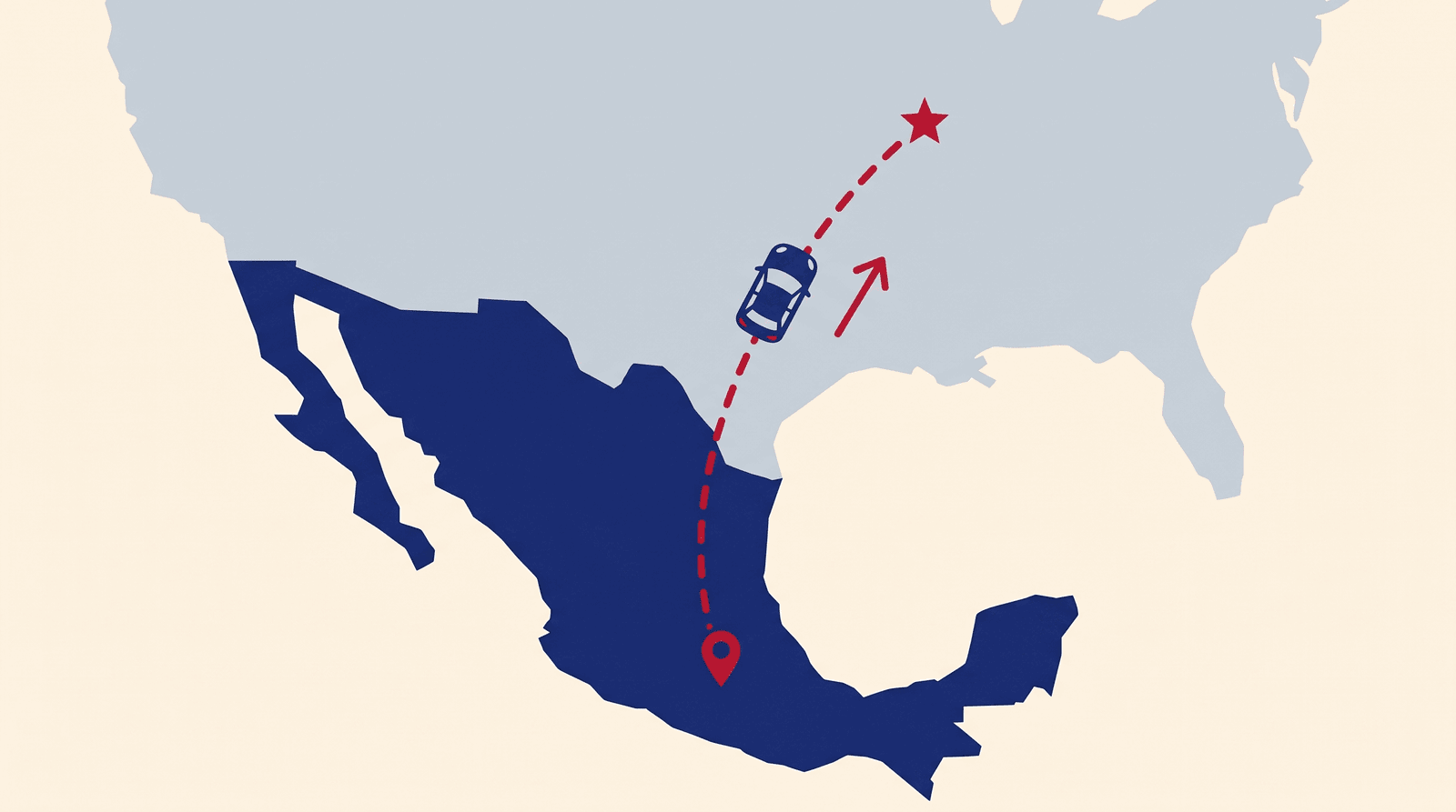Cruzar la frontera norte